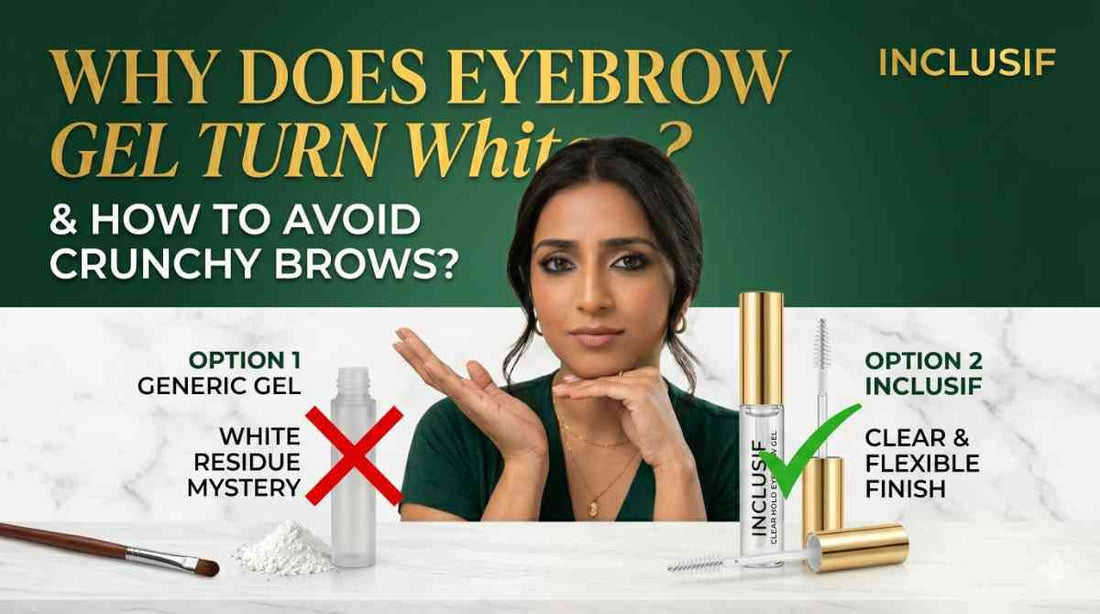 Why Does Eyebrow Gel Turn White and How to Avoid Crunchy Brows?