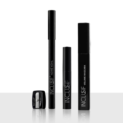 Eye Can Kit | Volume Mascara (6ml) + Eye Brow Shaper (5ml) + Noiré Kohl Kajal